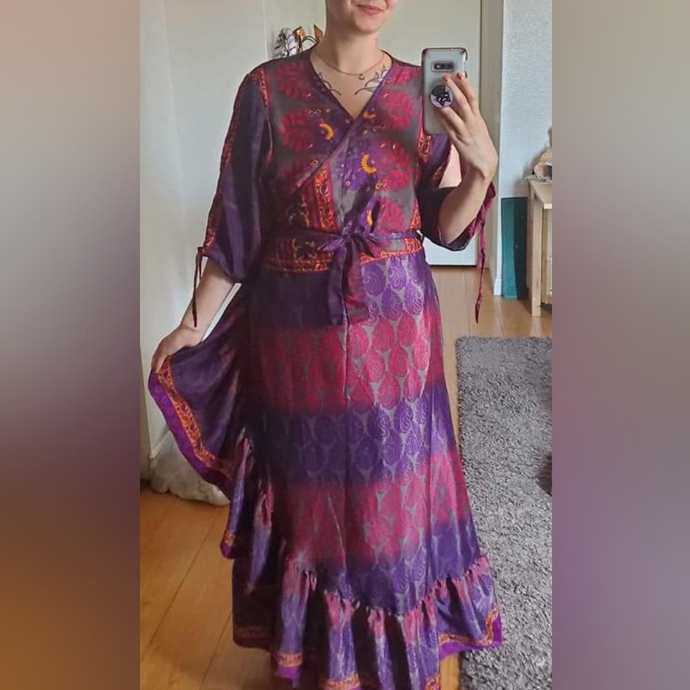 Darn Good Yarn Zaria Wrap Dress